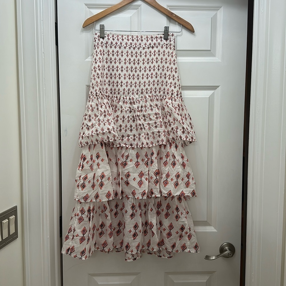 Free People layered maxi skirt
